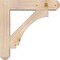 Ekena Millwork Imperial Craftsman Smooth Bracket w/ Offset Brace, Douglas Fir, 7 1/2"W x 34"D x 34"H BKT0806X34X34IMP04SDF - alternate 4